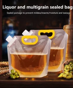 Alternative view of 4 Pice Food Grade Kitchen Storage Bag